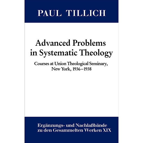 Advanced Problems in Systematic Theology