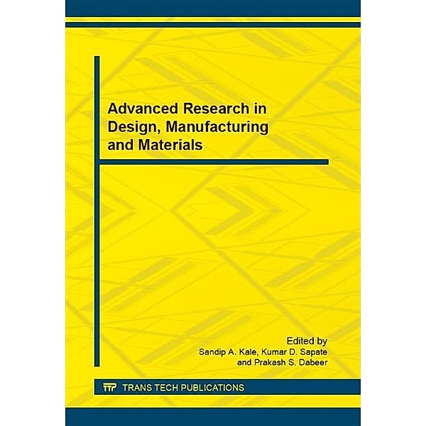 Advanced Research in Design, Manufacturing and Materials