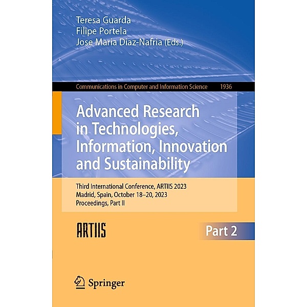 Advanced Research in Technologies, Information, Innovation and Sustainability / Communications in Computer and Information Science Bd.1936