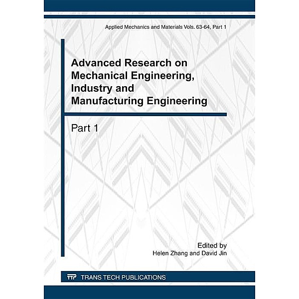 Advanced Research on Mechanical Engineering, Industry and Manufacturing Engineering