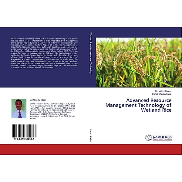 Advanced Resource Management Technology of Wetland Rice, Md Mokidul Islam, Durga Charan Kalita