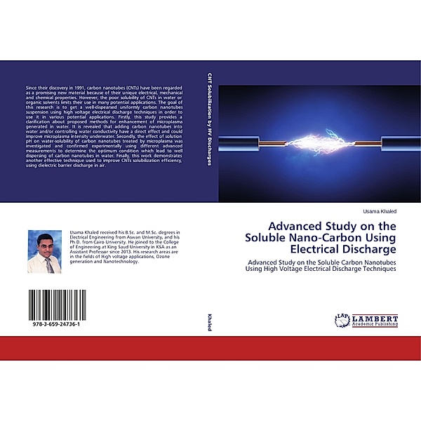Advanced Study on the Soluble Nano-Carbon Using Electrical Discharge, Usama Khaled