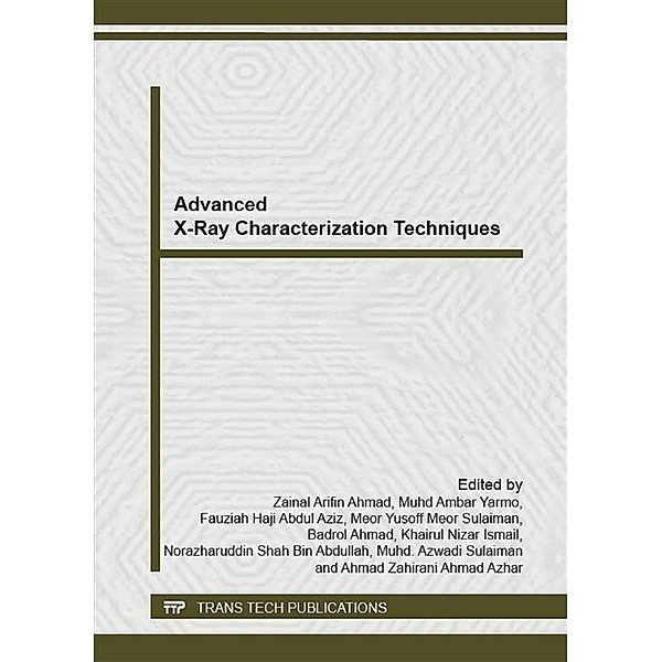 Advanced X-Ray Characterization Techniques