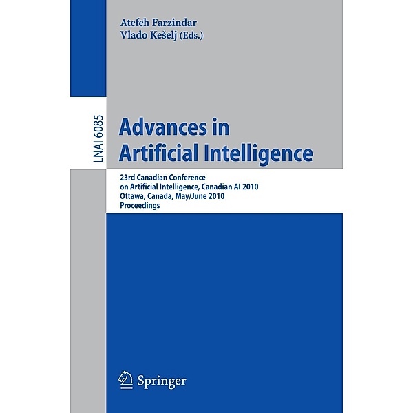 Advances in Artificial Intelligence / Lecture Notes in Computer Science Bd.6085