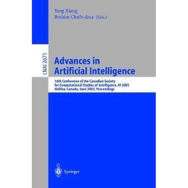 Advances in Artificial Intelligence / Lecture Notes in Computer Science Bd.2671