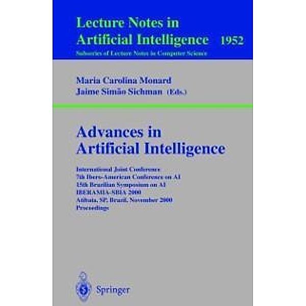 Advances in Artificial Intelligence / Lecture Notes in Computer Science Bd.1952