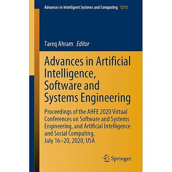 Advances in Artificial Intelligence, Software and Systems Engineering