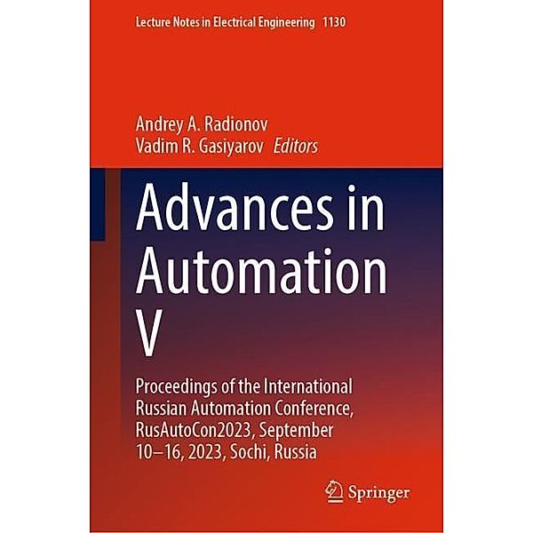 Advances in Automation V