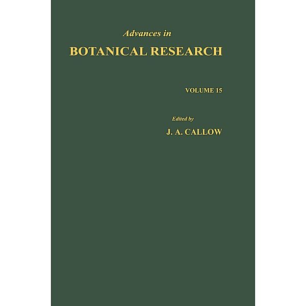 Advances in Botanical Research