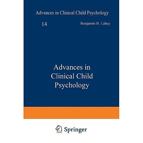 Advances in Clinical Child Psychology / Advances in Clinical Child Psychology Bd.14