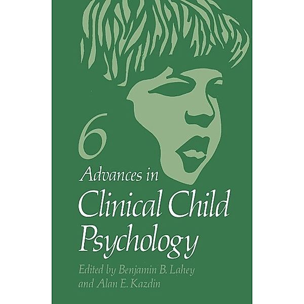 Advances in Clinical Child Psychology / Advances in Clinical Child Psychology Bd.6