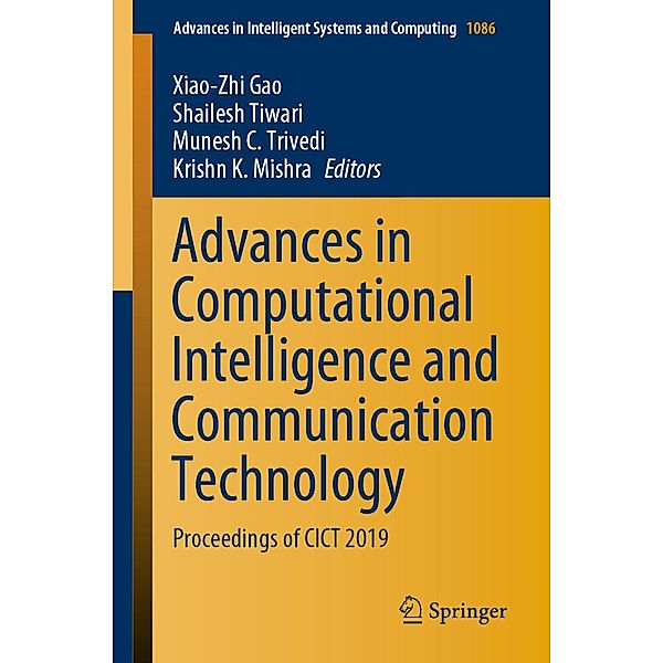 Advances in Computational Intelligence and Communication Technology / Advances in Intelligent Systems and Computing Bd.1086