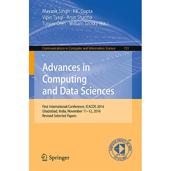 Advances in Computing and Data Sciences