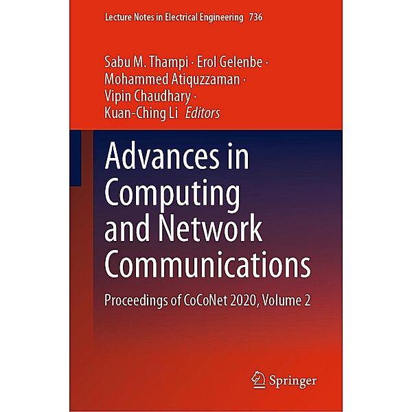 Advances in Computing and Network Communications / Lecture Notes in Electrical Engineering Bd.736