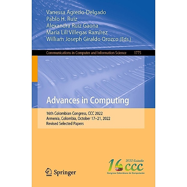 Advances in Computing / Communications in Computer and Information Science Bd.1775