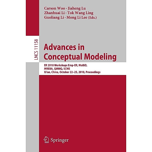Advances in Conceptual Modeling / Lecture Notes in Computer Science Bd.11158