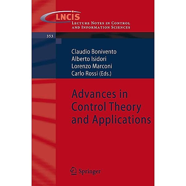 Advances in Control Theory and Applications / Lecture Notes in Control and Information Sciences Bd.353