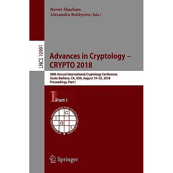 Advances in Cryptology - CRYPTO 2018