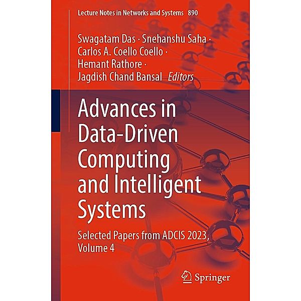 Advances in Data-Driven Computing and Intelligent Systems / Lecture Notes in Networks and Systems Bd.890