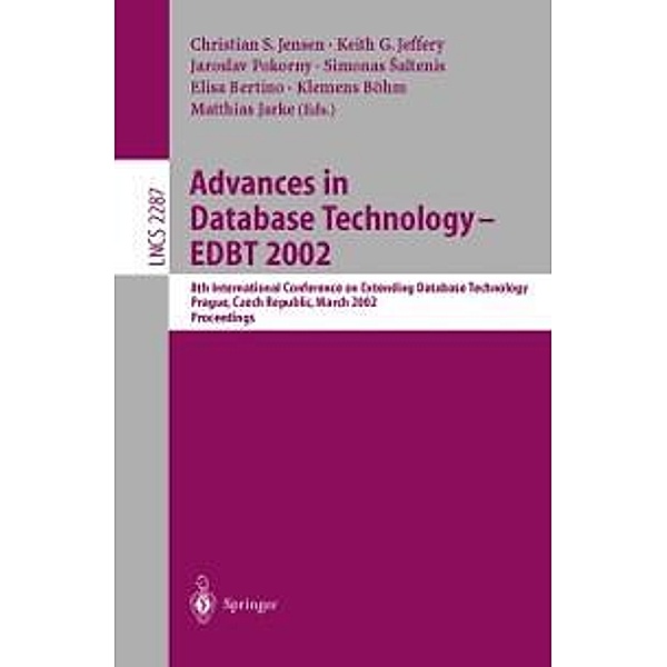 Advances in Database Technology - EDBT 2002 / Lecture Notes in Computer Science Bd.2287