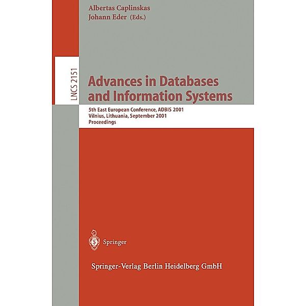 Advances in Databases and Information Systems / Lecture Notes in Computer Science Bd.2151
