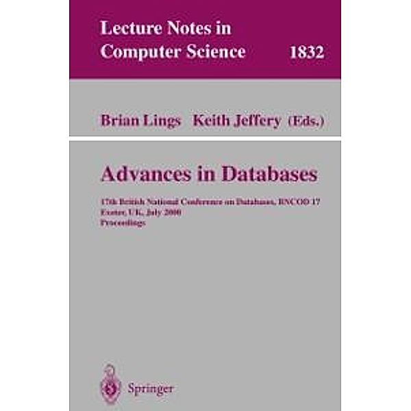 Advances in Databases / Lecture Notes in Computer Science Bd.1832