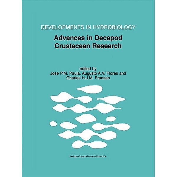 Advances in Decapod Crustacean Research / Developments in Hydrobiology Bd.154