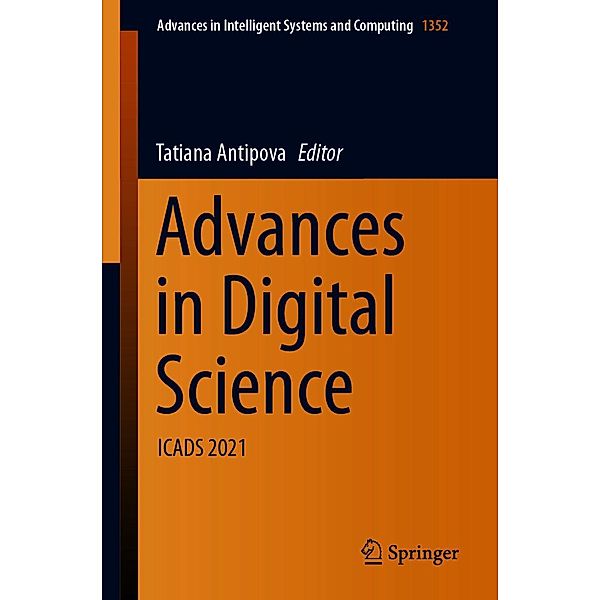 Advances in Digital Science / Advances in Intelligent Systems and Computing Bd.1352
