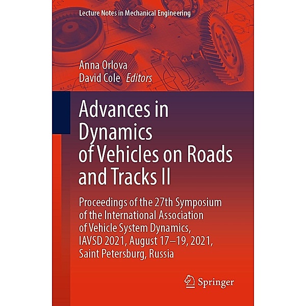 Advances in Dynamics of Vehicles on Roads and Tracks II / Lecture Notes in Mechanical Engineering