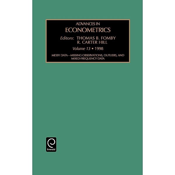 Advances in Econometrics, R. Carter Hill, Thomas Fombay, Thomas B. Fomby