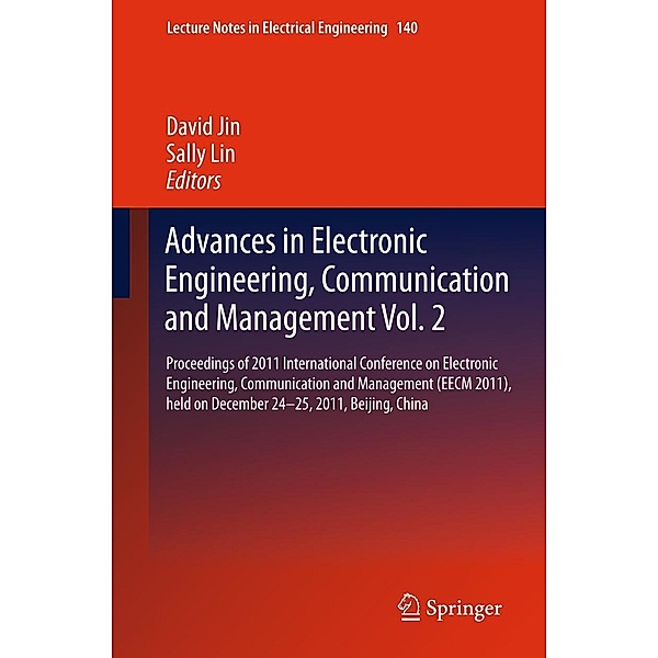 Advances in Electronic Engineering, Communication and Management Vol.2 / Lecture Notes in Electrical Engineering Bd.140