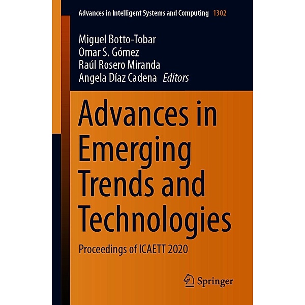 Advances in Emerging Trends and Technologies / Advances in Intelligent Systems and Computing Bd.1302