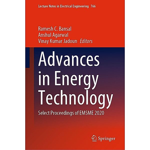 Advances in Energy Technology / Lecture Notes in Electrical Engineering Bd.766