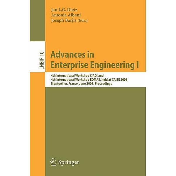 Advances in Enterprise Engineering I