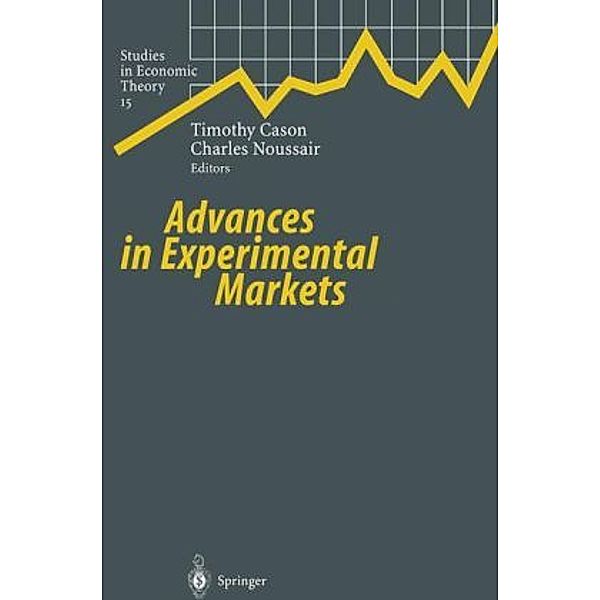 Advances in Experimental Markets