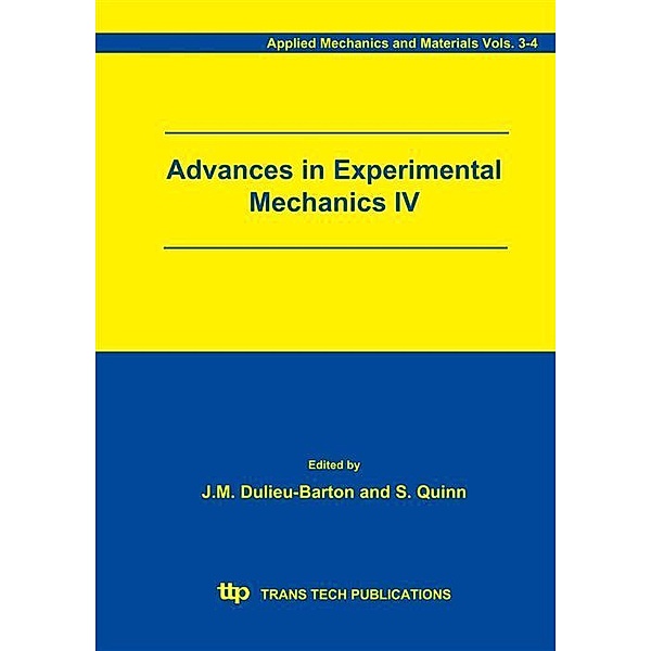 Advances in Experimental Mechanics IV