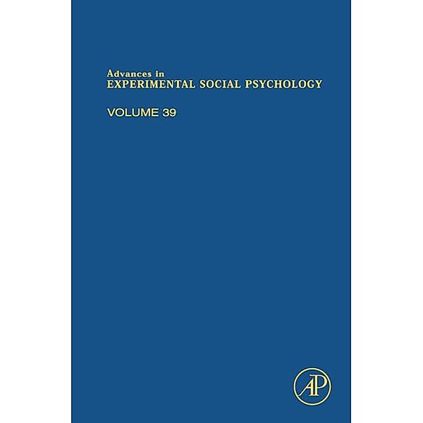 Advances in Experimental Social Psychology