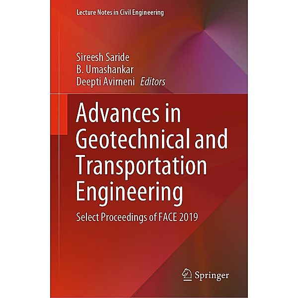 Advances in Geotechnical and Transportation Engineering / Lecture Notes in Civil Engineering Bd.71