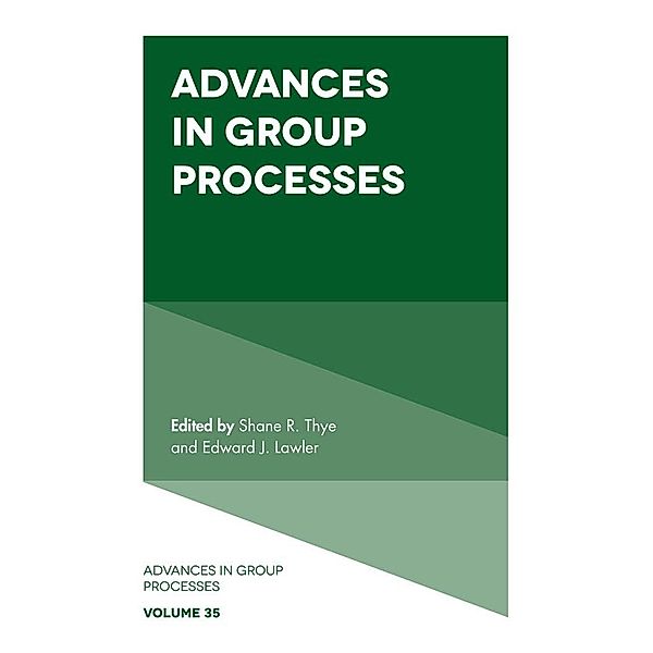 Advances in Group Processes / Advances in Group Processes