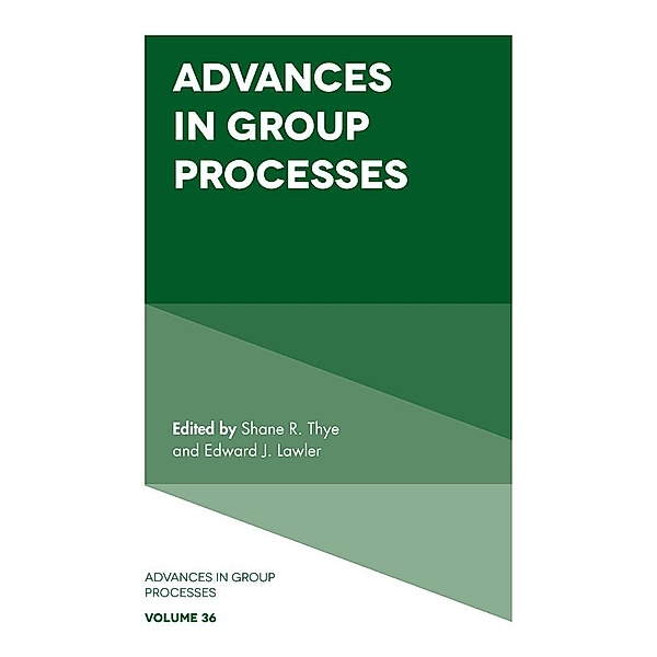 Advances in Group Processes / Advances in Group Processes