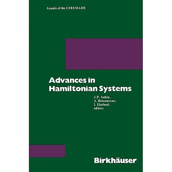 Advances in Hamiltonian Systems / Annals of CEREMADE Bd.2, Aubin, Bensoussan, Ekeland