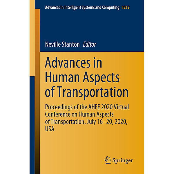 Advances in Human Aspects of Transportation