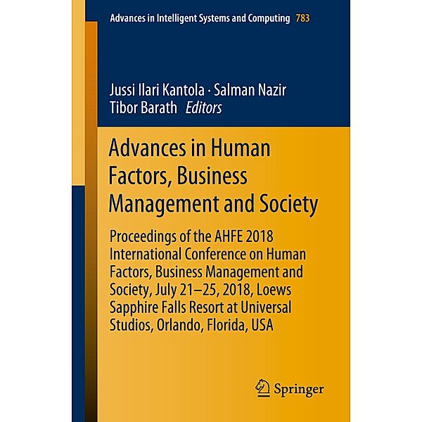 Advances in Human Factors, Business Management and Society