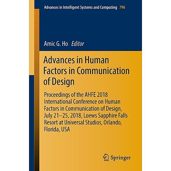 Advances in Human Factors in Communication of Design / Advances in Intelligent Systems and Computing Bd.796