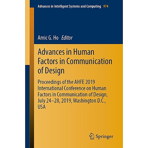 Advances in Human Factors in Communication of Design / Advances in Intelligent Systems and Computing Bd.974