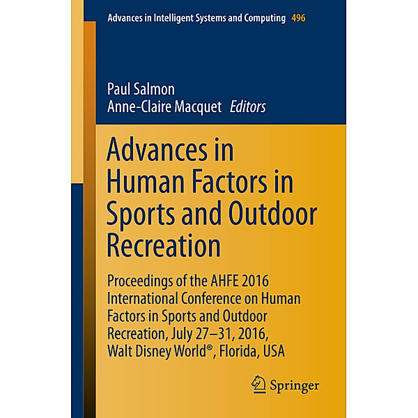 Advances in Human Factors in Sports and Outdoor Recreation