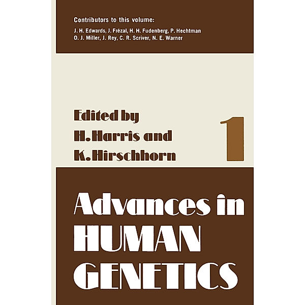 Advances in Human Genetics 1, Harry Harris