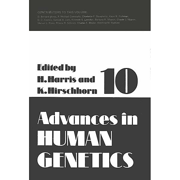 Advances in Human Genetics 10 / Advances in Human Genetics Bd.10, Harry Harris
