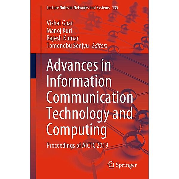 Advances in Information Communication Technology and Computing / Lecture Notes in Networks and Systems Bd.135