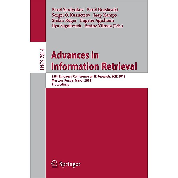 Advances in Information Retrieval / Lecture Notes in Computer Science Bd.7814